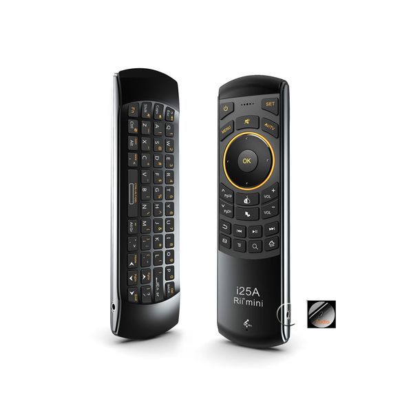remote Control Rii Mini K25A Mini Wireless Keyboard With Audio For Smart TV PC_voghion.com