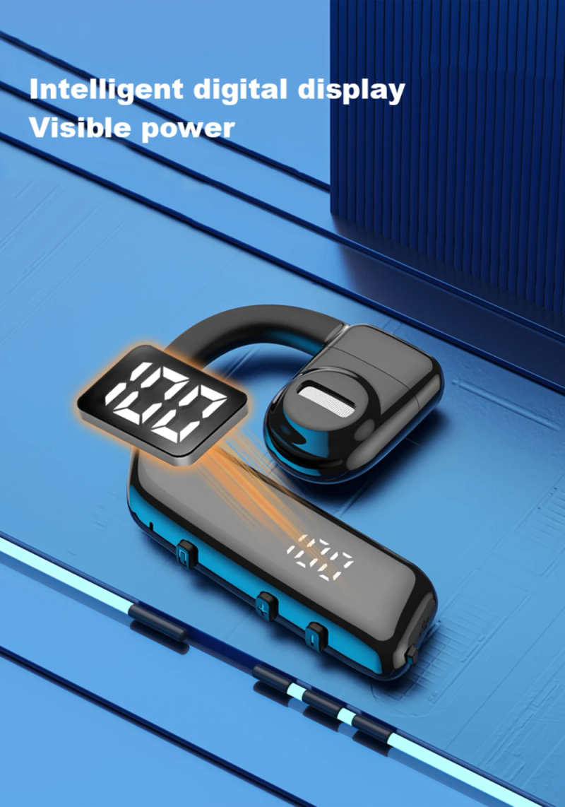 1 Set Wireless Earphone Noise Reduction HIFI Stereo Sound Hanging Type Bluetooth-compatible 5.3 Sports Headphone Mobile Phones Supply_voghion.com