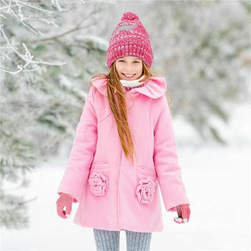 TGOGO 1 Set Kids Winter Beanie Hats Snood Gloves Snood Snood Gloves 3 in 1 Thickening Soft Thermal Knitted Beanie Καπέλα Beanie με μοτίβο δεινοσαύρων Θερμότερα μαγικά γάντια λαιμού_voghion.com