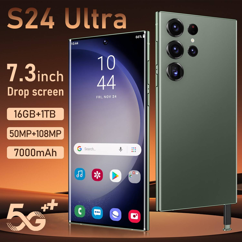 Neues Smartphone S24 Ultragroßes Display 16+1T Smartphone_voghion.com