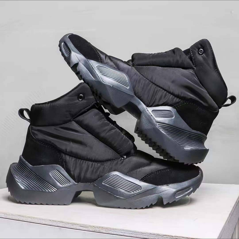 2024 Men's Winter Warm and Waterproof High Top Wear resistant and Anti slip Snow Boots_voghion.com