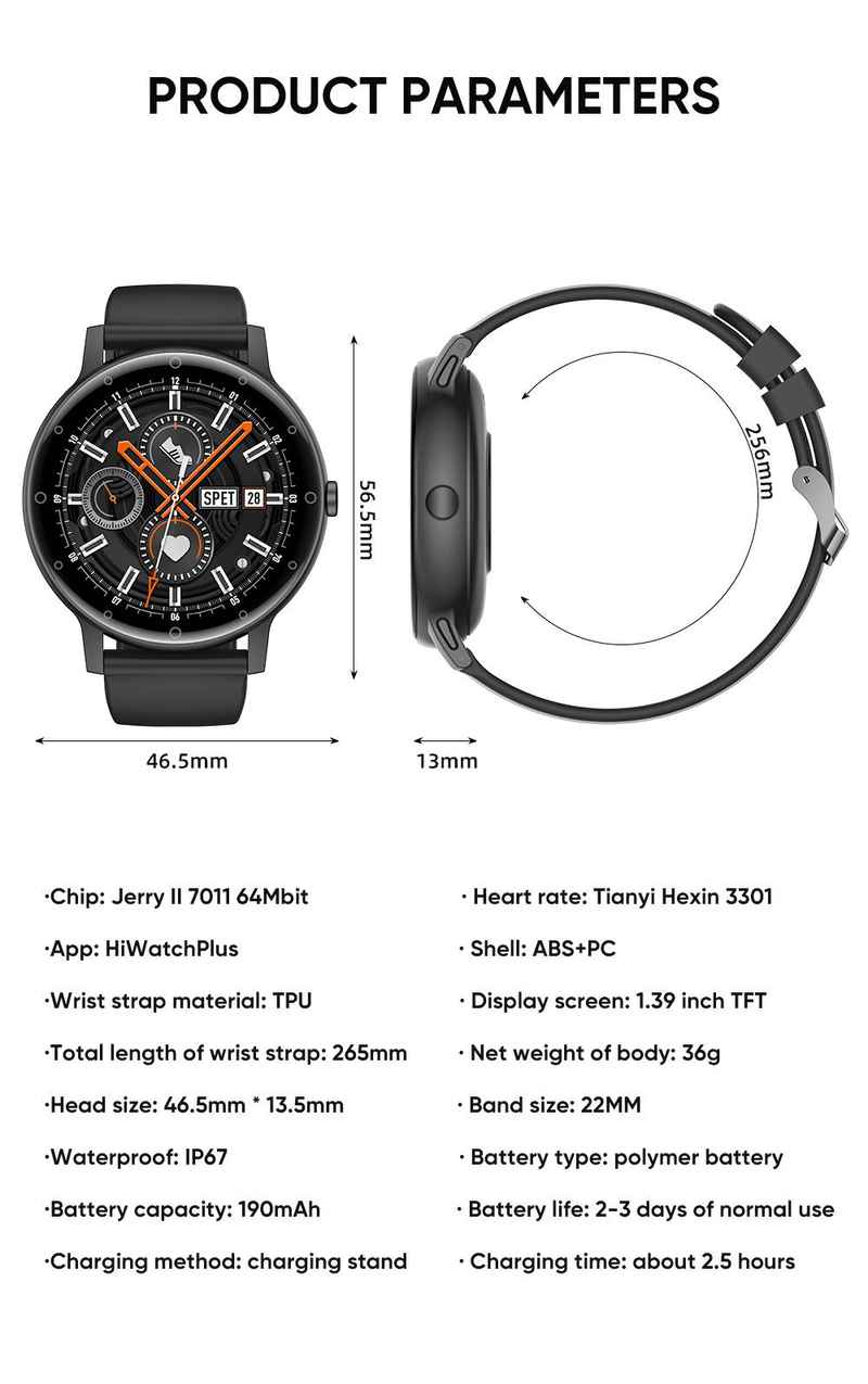 Smart Watch Huaqiangbei S88 Smart Bracelet Sleep Heart Rate Blood Glucose Monitoring Bluetooth Men's Sports Watch_voghion.com