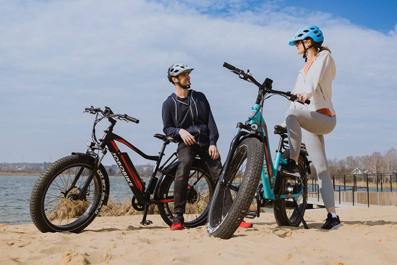 JOBOBIKE Robin Step-Thru Vélo électrique tout-terrain, Shimano 7 vitesses, batterie LG 48 V 14,5 Ah, freins Tektro, vélo électrique_voghion.com