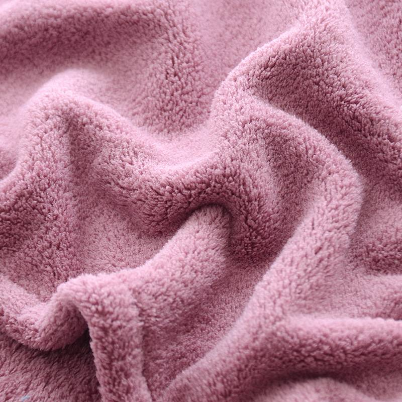 Super saugfähiges Haartuch aus Korallenvlies, ultraweich, dick, schnelltrocknend, Badekappe für Damen_voghion.com