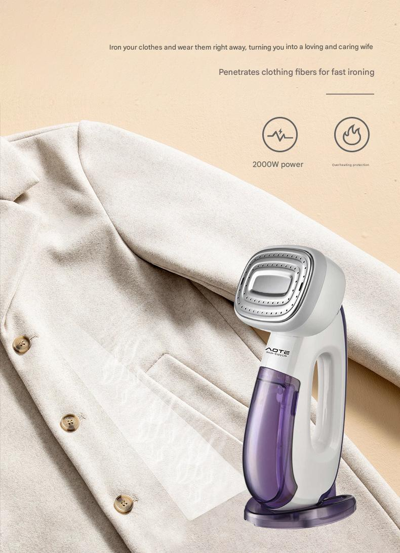 AgileLife Handheld Kledingstomer, Groot Stoomstrijkijzer voor Huishoudelijk Gebruik, Strijkmachine in Europese Stijl, Twee-in-één Stoomstrijkijzer_voghion.com