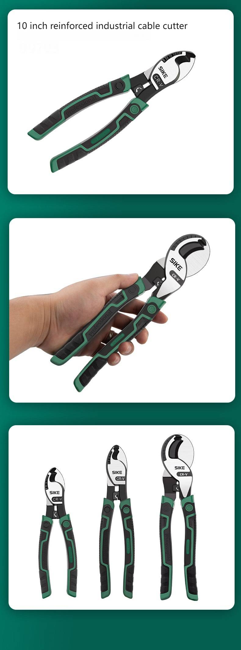 Professional 6-Inch Cable Cutter - Heavy Duty CRV Steel Wire Cutting Tool For Industrial & DIY Use_voghion.com