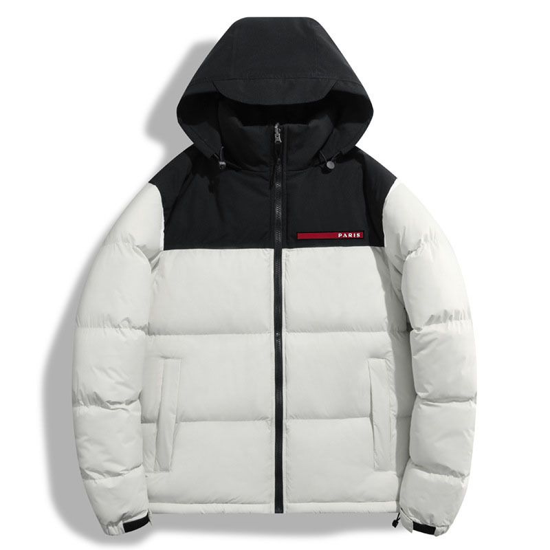 Premium Tech Fleece Hooded Jacket, Winter Warm Zip-Up Coat With Advanced Insulation, Oversized Streetwear Outerwear In White/Black/Pink/Orange/Navy_voghion.com