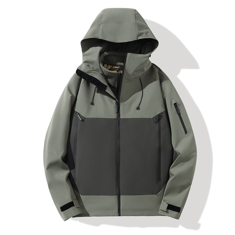 Softshelljacke Fleecefutter Graphene Black Technologie Wasserdicht Winddicht Unisex 3-in-1_voghion.com