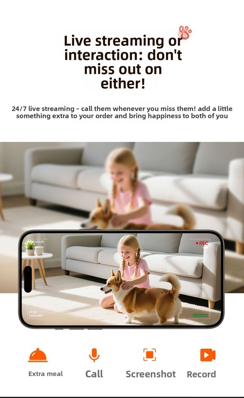 Distributeur automatique de nourriture sans fil Michi avec minuterie pour chiens et chats_voghion.com