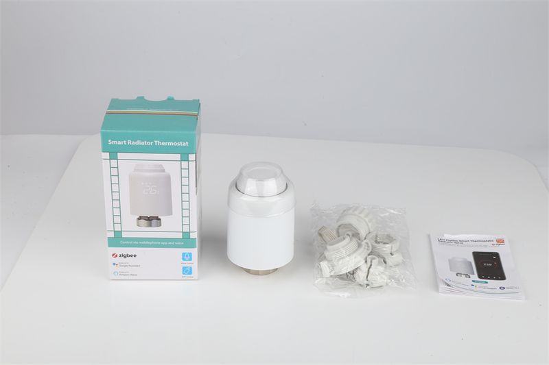 Tuya ZigBee Heizkierper Aktuator Thermostat Smart TRV Thermostat Vae Temperaturregler Ënnerstëtzung Alexa Google Home_voghion.com