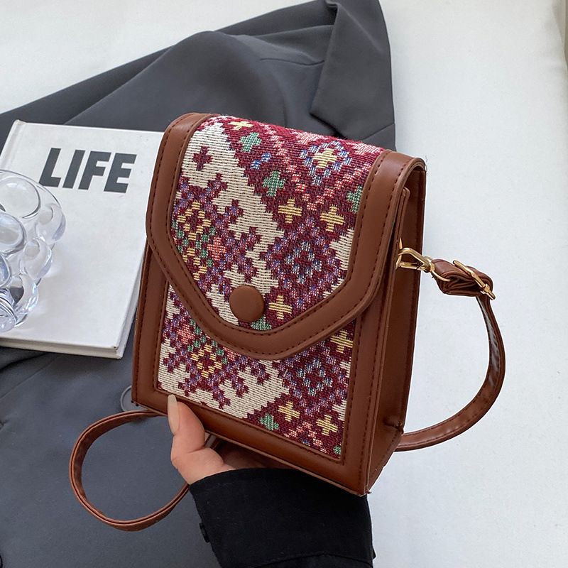 High-end Ethnic Style Phone 2025 Shoulder For Women Ins Fashion Versatile Small Crossbody Bag_voghion.com