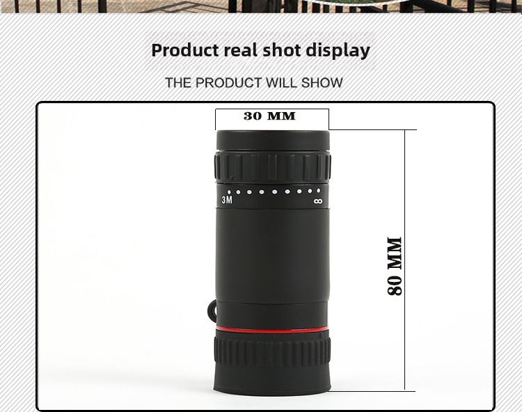 Outdoor telescope 8X18 HD portable monoculars low light night vision children astronomy Camera telescope_voghion.com