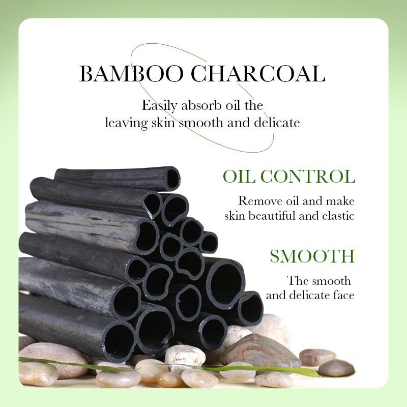 Full English SADOER Bamboo Charcoal Whitening Black Moisturizing Brightening Hydrating Face Mask Sheet_voghion.com