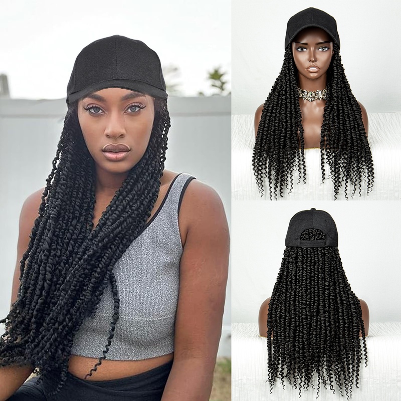 20inch medium length chemical fiber braid cap hair cap screw roll high temperature wire handmade braid African braid_voghion.com