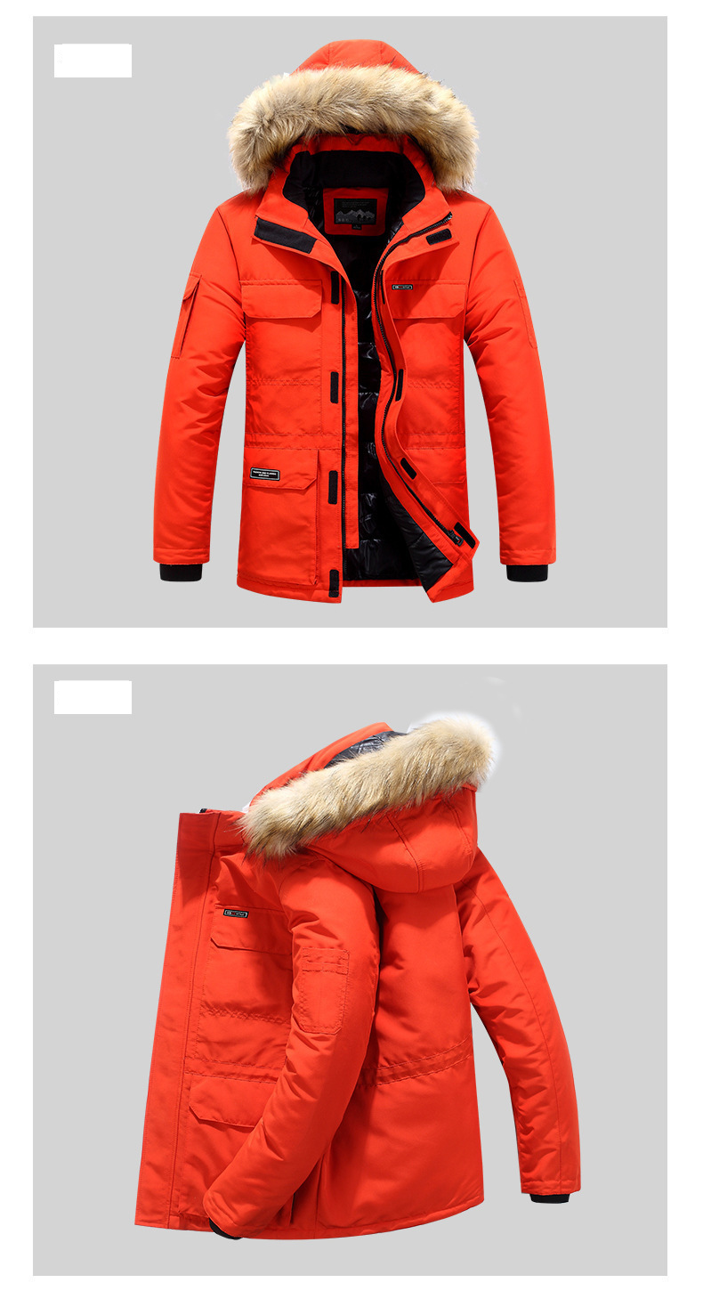 winter new men's cotton coat loose large size medium and long hooded thick warm men's clothing_voghion.com
