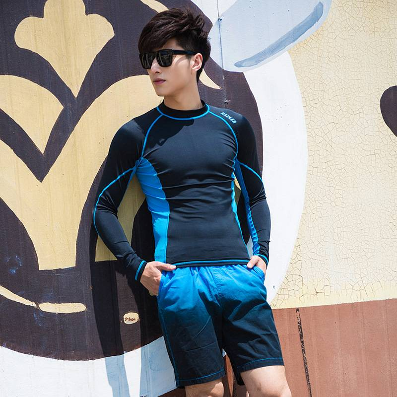 Men's Diving Suits, Competition Training, Men's Long-sleeved Swimsuits, Surfing Sun-protective Clothing, Wet Suits_voghion.com