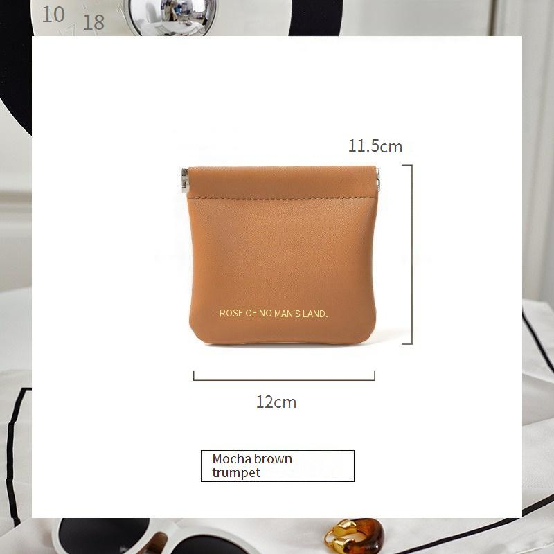 Mini Auto-Closing Travel Pouch - Premium Cosmetic & Cable Organizer (Compact Wallet For Coins, Makeup & Small Essentials)_voghion.com