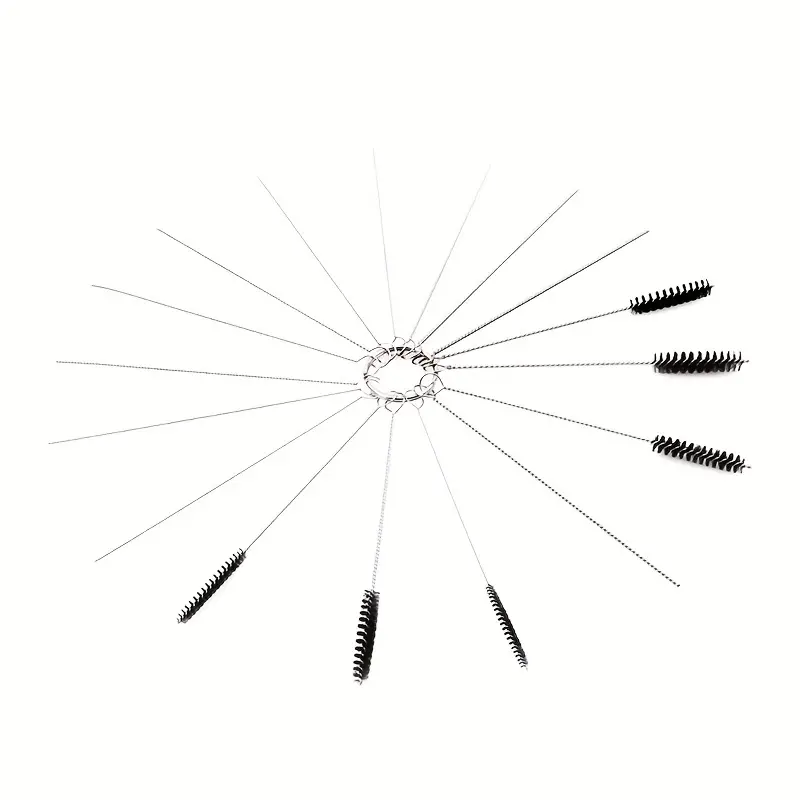 Carburetor Cleaner 10 Needles 5 Brushes Cleaning Tool Kit Carburetor Carbon Jet Cleaner For ATV Motorcycle Carburetor Cleaner 13 Wire Torch Tip_voghion.com
