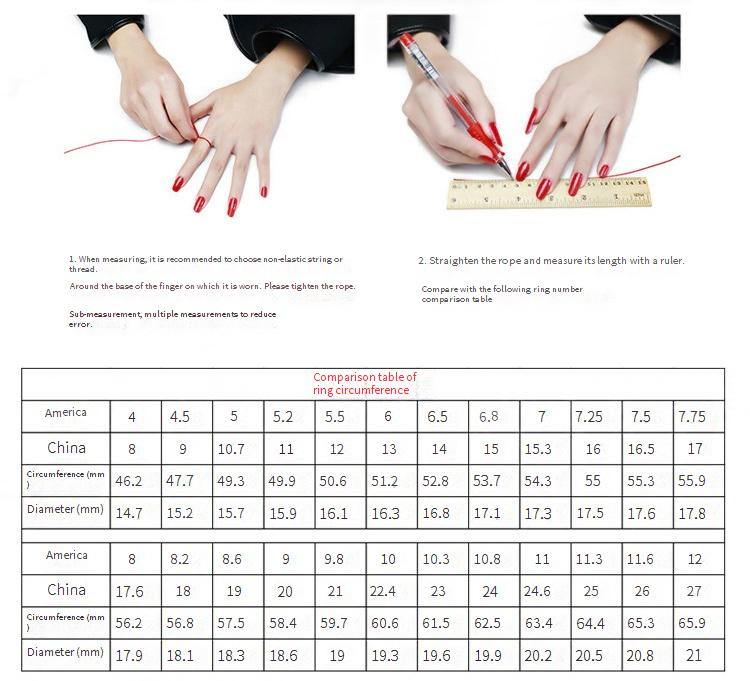 S925 Sterling Silver Ring Set – Teardrop Gemstone Light Luxury Jewelry For Women_voghion.com