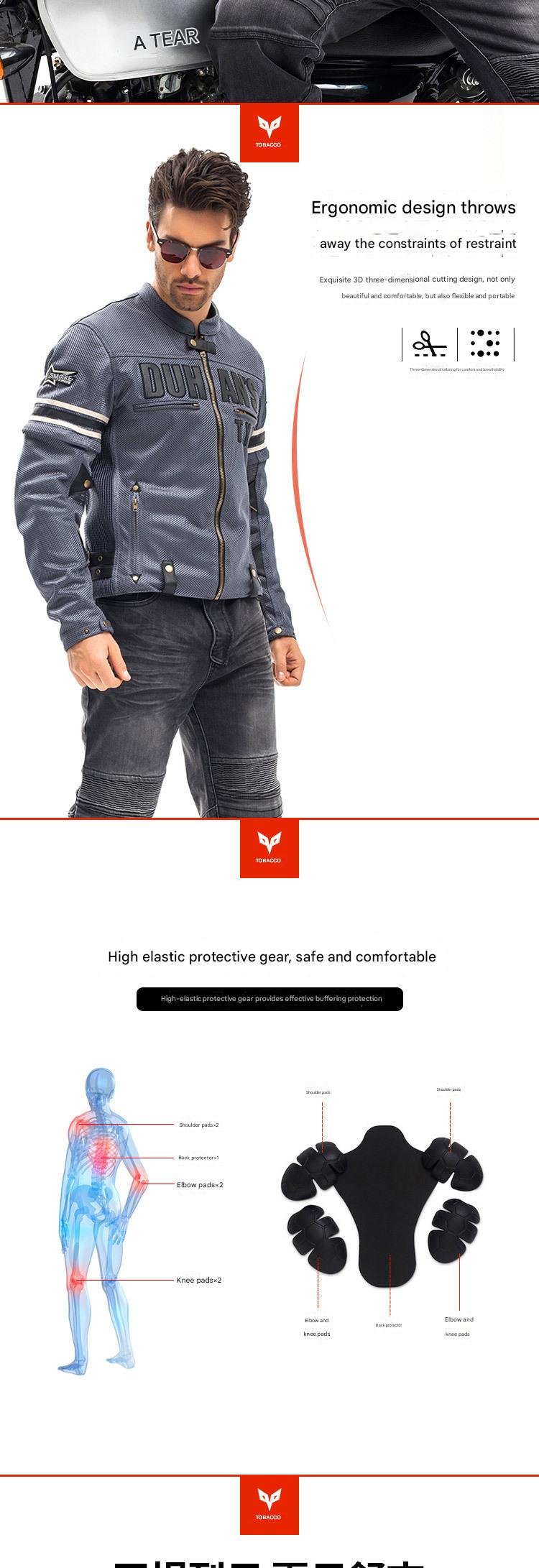 Maglie da corsa NOKO-Dukhan, maglie da moto fuoristrada da uomo e maglie estive in rete per moto._voghion.com