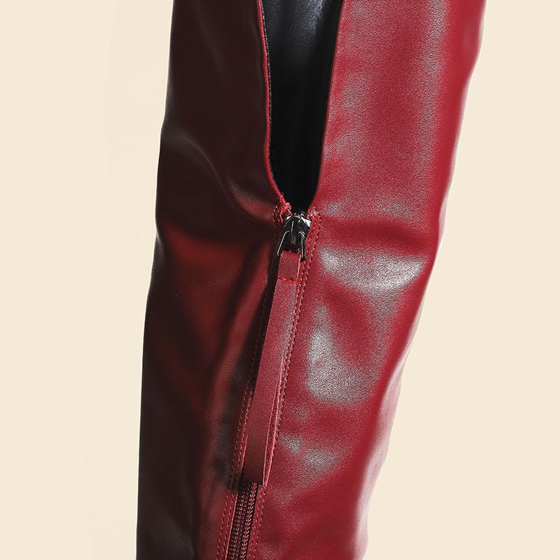 Botas por encima de la rodilla para mujer, otoño/invierno 2025, elásticas, de manga larga, elegantes y versátiles._voghion.com