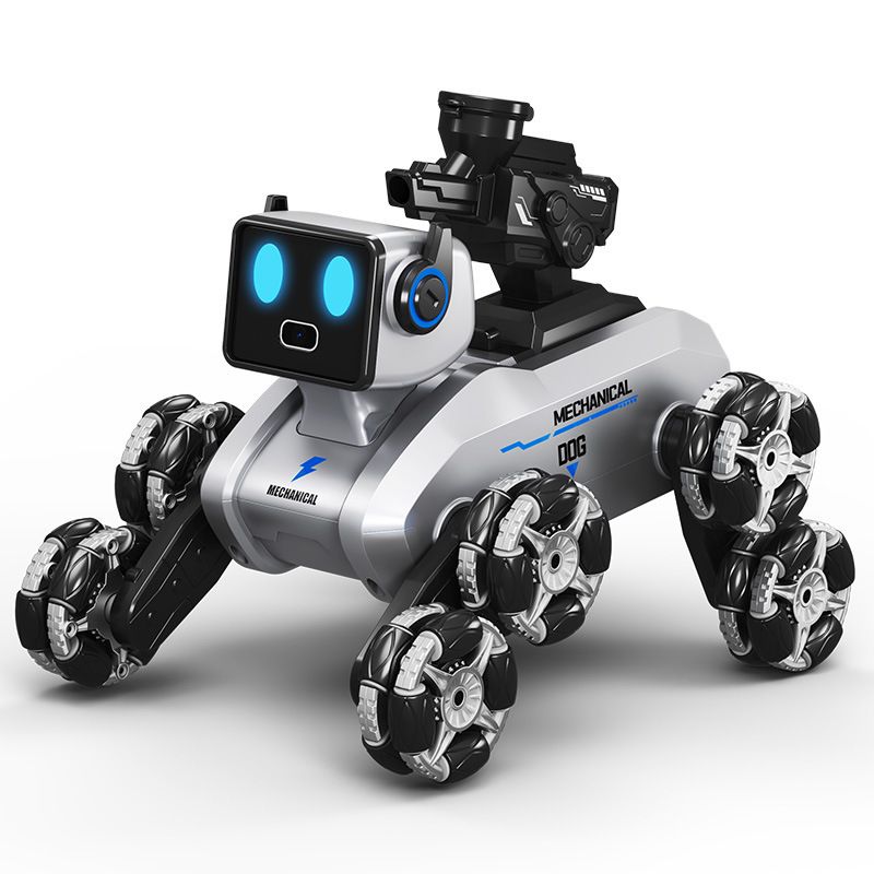Kinderen speelgoed jongen intelligente robot acht wielen waterbom continue elektronische huisdier machine gebaar detectie mechanisch_voghion.com