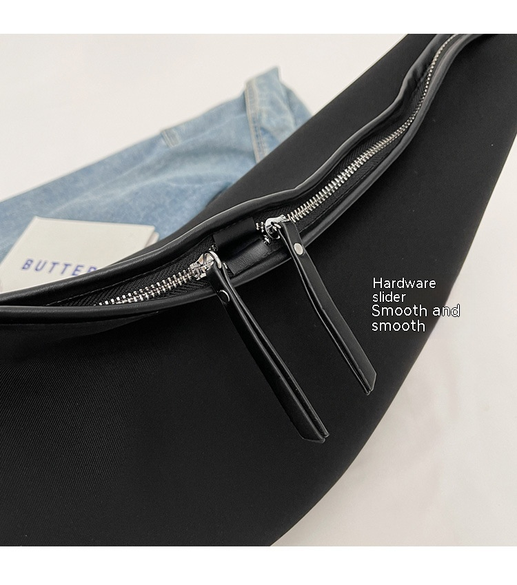 Oxford cloth large capacity chest bag large bag women's versatile crossbody bag dumpling bag new fashion canvas shoulder bag_voghion.com