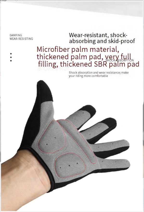 Sport és szórakozás férfi országúti kerékpár motorkerékpár vékony, lélegző, kopásálló érintőképernyős kesztyű női_voghion.com