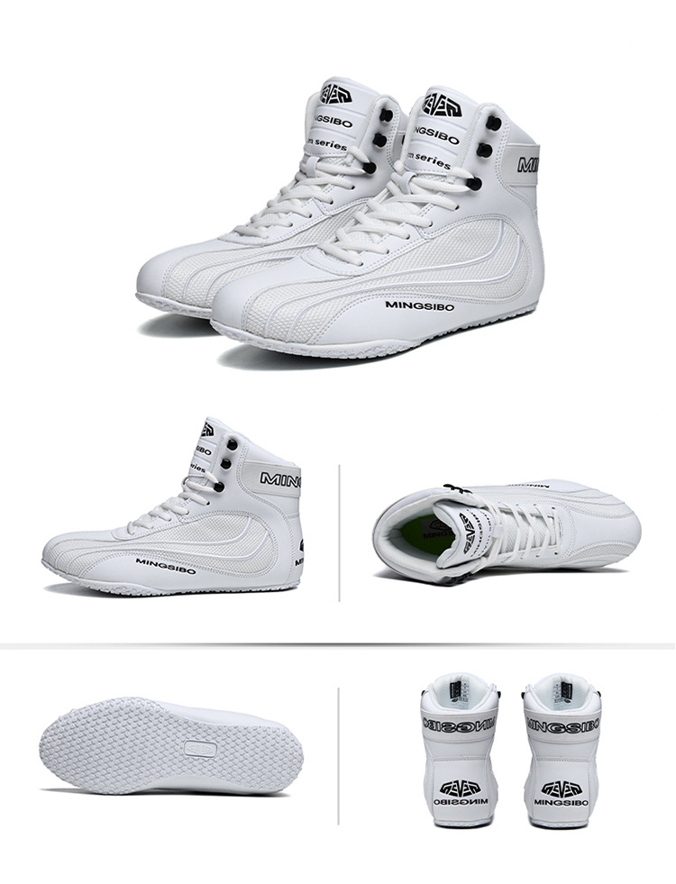 Chaussures unisexes, chaussures de boxe, chaussures de sport, chaussures d'entraînement de combat, chaussures de squat en salle, chaussures de combat, chaussures de gymnastique pour hommes et femmes, chaussures d'haltérophilie et de lutte pour adultes_voghion.com
