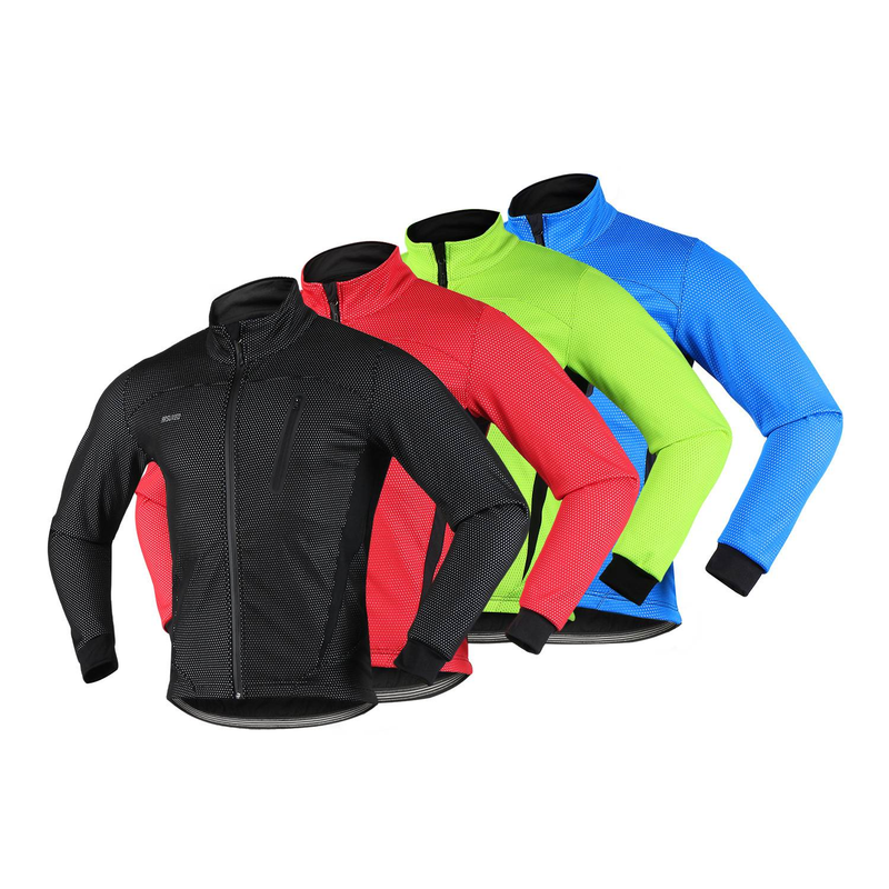 NOKO-ARSUXEOARSUXEO Winter Windproof And Windproof Fleece Warm Three-layer Cycling Clothing Jacket Jacket Top 15K Men_voghion.com