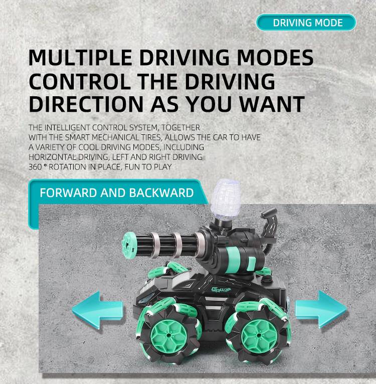 Gesture-sensing Handle Remote-controlled Tank – A Remote-controlled Vehicle With Music, Spray And Light Effects, A Tank Toy Car For Children_voghion.com