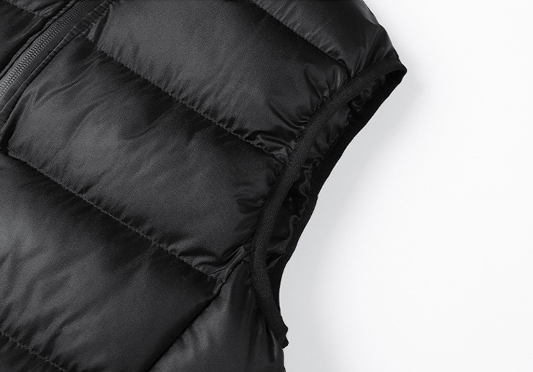 Herrenbekleidung Daunenweste aus Baumwolle Winter Dicke warme Jacke Herren Einfarbig Stehkragen Lässige Baumwollweste Weste Tops Herren_voghion.com