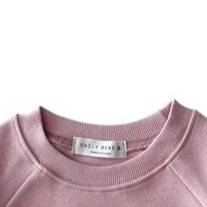Completo con cappuccio per ragazze in stile coreano, fiocco ricamato e pantaloni a gamba larga (73-120 cm, nero/rosa)_voghion.com