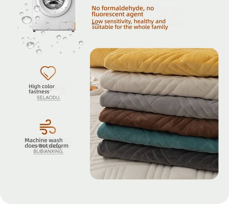 Housse de canapé en peluche – Personnalisable, antidérapante et réversible (Velours nuage, couleurs unies, plusieurs tailles)_voghion.com