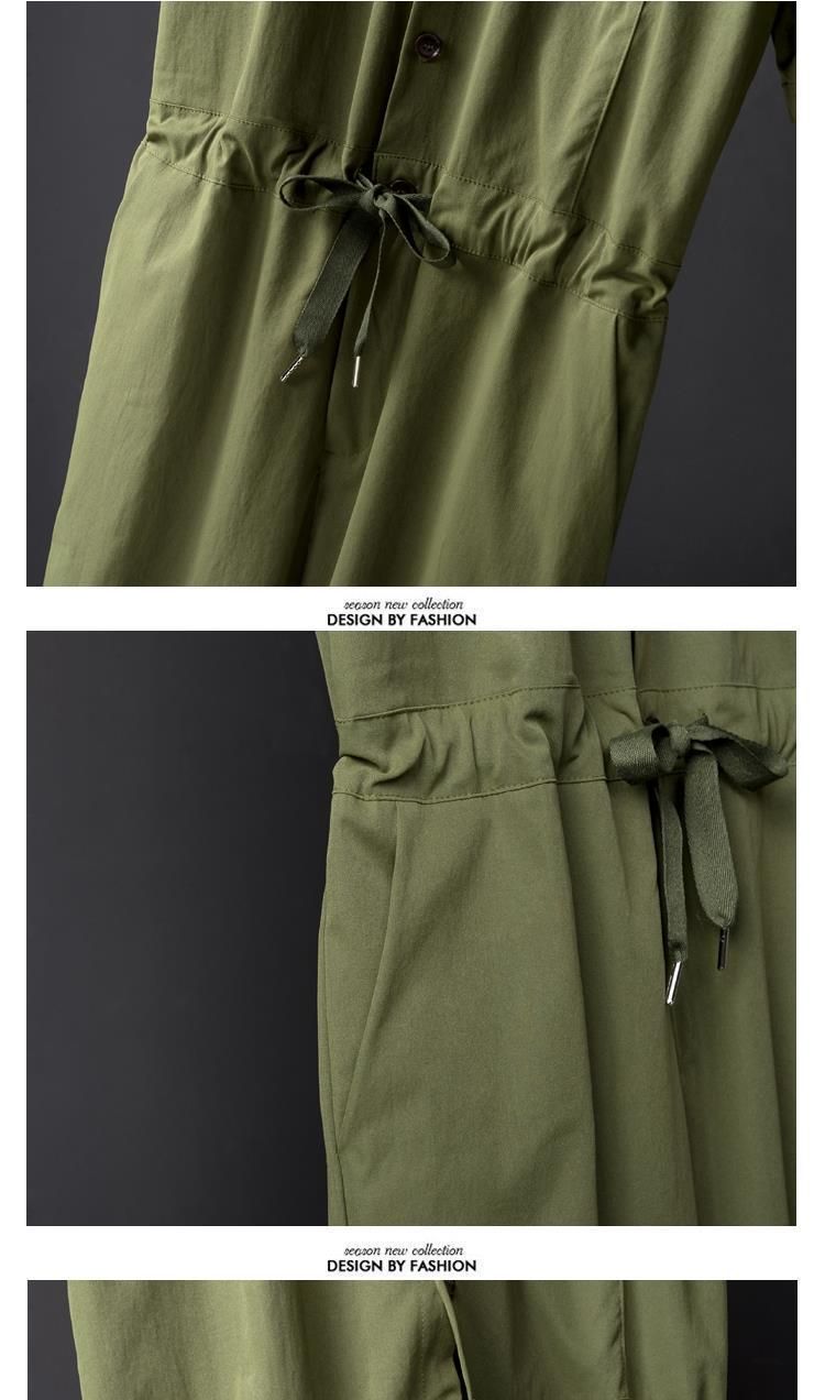 China-Chic Hip Hop Nine Part Pants Men's Summer Workwear One Piece Couple Loose Casual Set_voghion.com