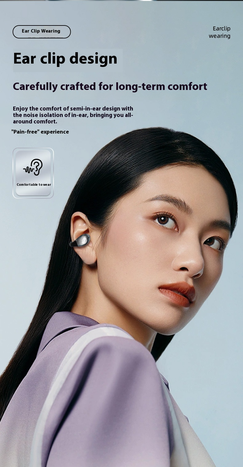 Écouteurs Bluetooth à clip ouverts les plus vendus en 2025 - Casques sans fil non intra-auriculaires à crochet, vente directe d'usine. Article phare_voghion.com