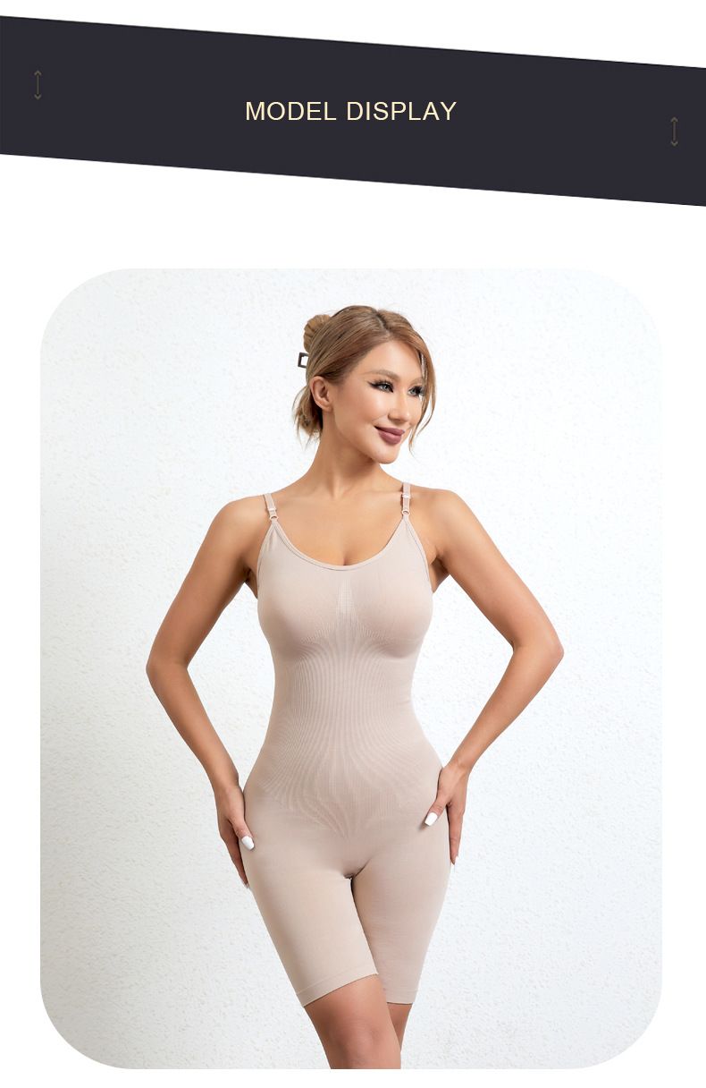 Novo Bodysuit Plus Size Sem Costura Apertado Modelador Feminino Corpete Cinta Perna Plana Modelador Corporal_voghion.com
