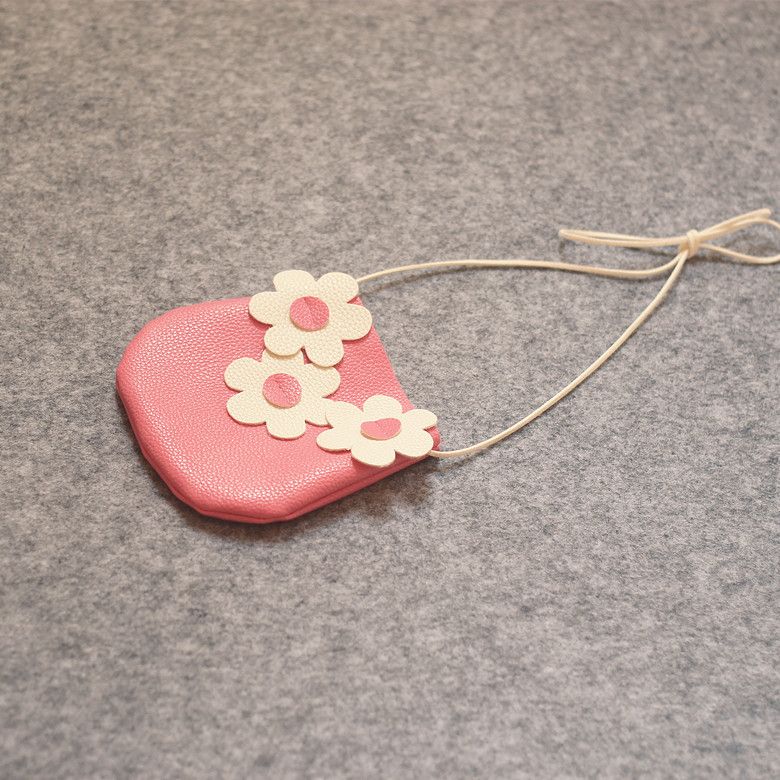 Koreanische Version der Kinder Crossbody Mädchen rosa Prinzessin Tasche Blume Mode Geldbörse_voghion.com