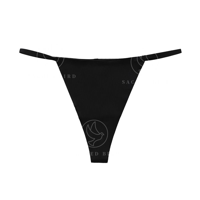 Low Waist Sexy T Pants Seamless Ice Silk Large Size Pure Desire One String Underwear Animal Pattern Sports Quick Dry_voghion.com