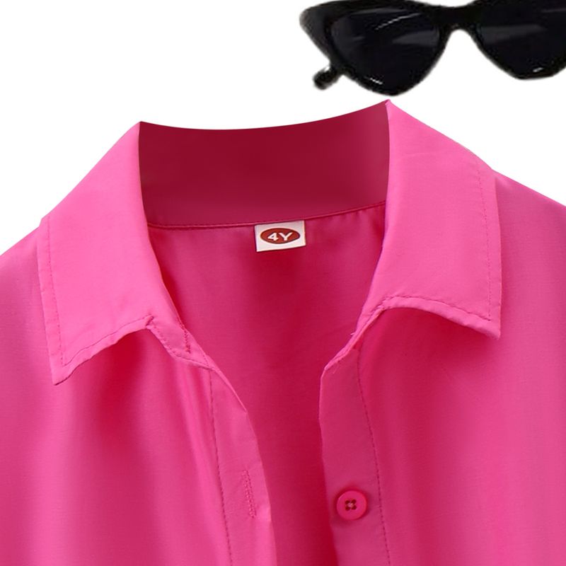 Παιδικά Ρούχα Άνοιξη και Φθινόπωρο Νέα Κοστούμια για Κορίτσια Μικρά και Μεσαία Παιδικά Μονόχρωμες Τιράντες + Σορτς + Μακρυμάνικο Μπουφάν Σετ Τριών Τεμαχίων_voghion.com