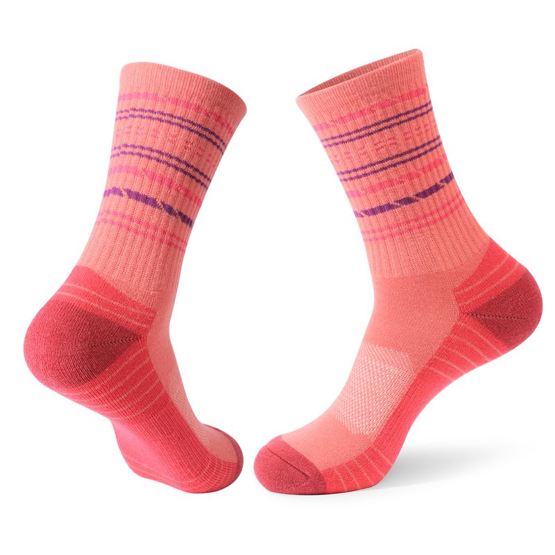 Skarpety termiczne Merino Outdoor Hiking do połowy łydki dla kobiet, pochłaniające wstrząsy, odprowadzające pot, z grubym dnem_voghion.com