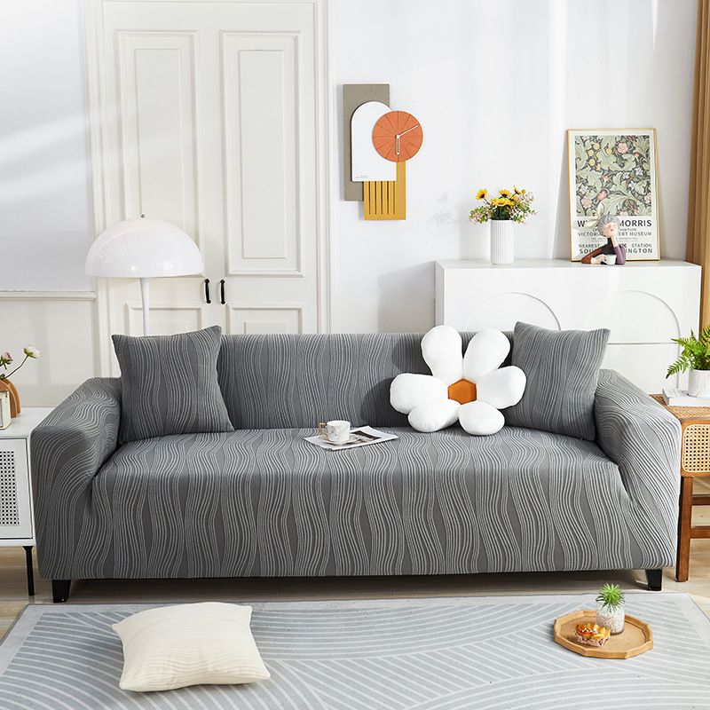 Copridivano elastico transfrontaliero all-inclusive, copridivano universale antigraffio per quattro stagioni, in un unico pezzo, in velluto jacquard._voghion.com
