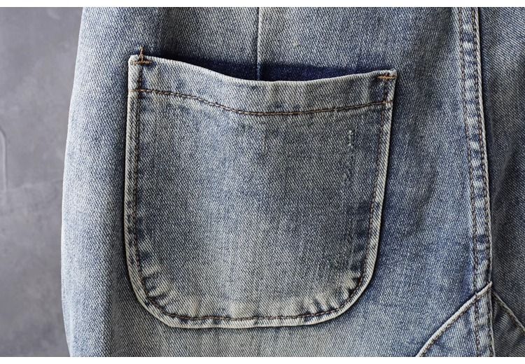 Pantaloncini in denim chiaro lavati da uomo, estivi, sottili, stile coreano, alla moda, vestibilità aderente, versatili, a cinque punte_voghion.com