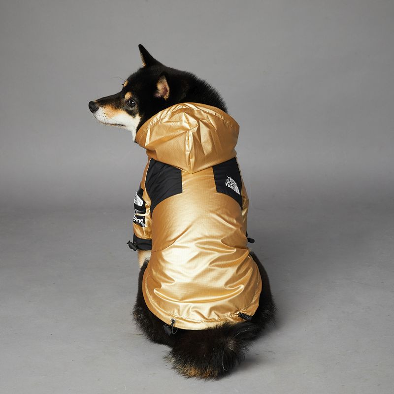 American Flag Tide Brand Windproof and Rainproof North New Dog Large Dog Raincoat Dog Pet Charge Clothes_voghion.com
