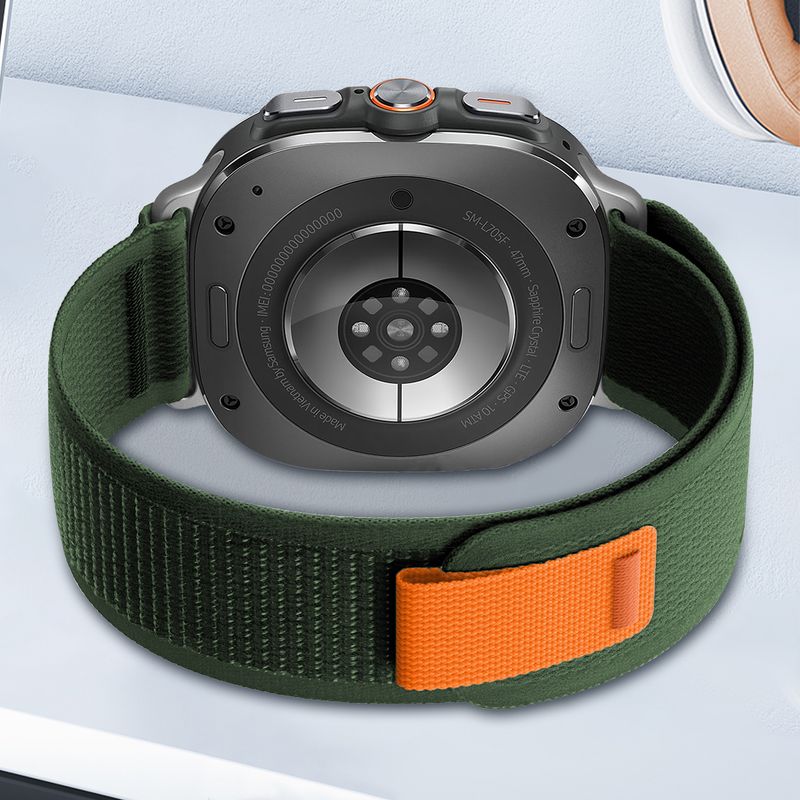 Til Samsung Galaxy Watch Ultra Strap 47mm Tilbehør Sport Nylon armbånd Trail loop Armbånd correa Galaxy watch 7 ultra Band_voghion.com