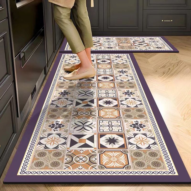 Extra Long Diatomite Kitchen Mat – Super Absorbent & Oil-Resistant Non-Slip Floor Mat For Kitchen, Entryway, Bathroom – Wash-Free & Dirt-Proof_voghion.com