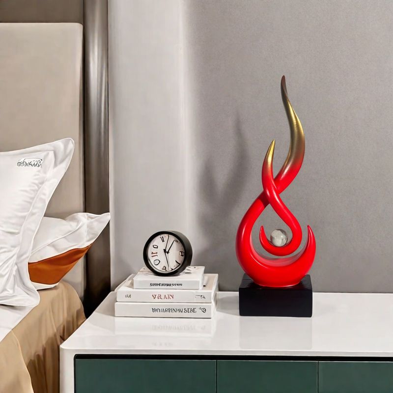 Creative High-End Flame Play Bead Ornament Suitable For Gifts Living Room Wine Cabinet Dation Soft Furnishing Home_voghion.com