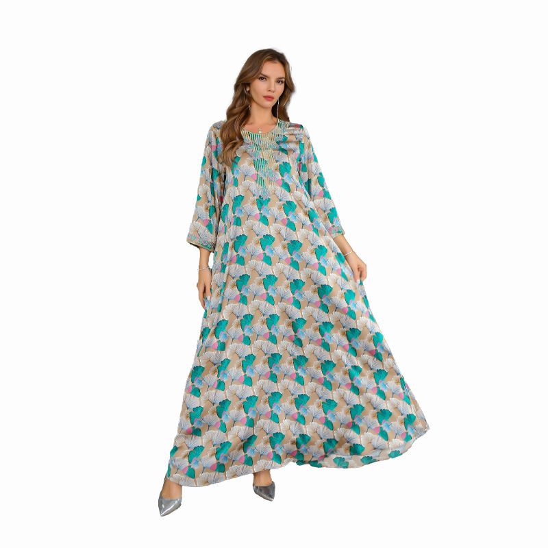 Abito musulmano da donna Abaya in Turchia, Dubai_voghion.com