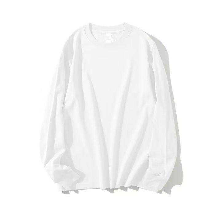 Felpa girocollo primaverile e autunnale da uomo, maglietta con spalle scese stampate, giacca ampia senza cappuccio, coppia alla moda_voghion.com