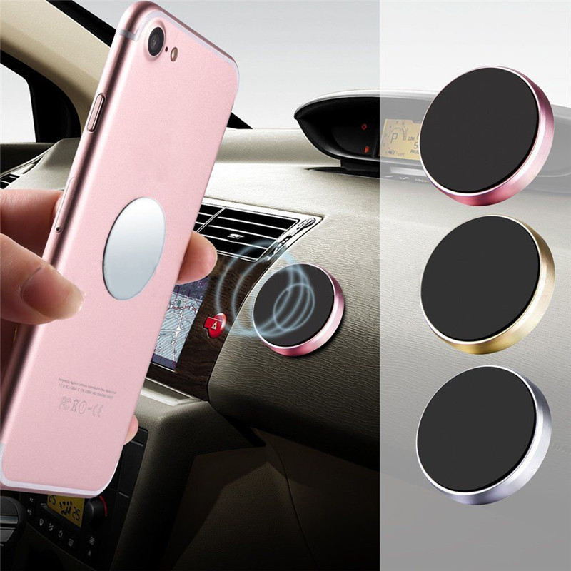 Para iPhone 12 11 XR Pro Mini Huawei soporte magnético para teléfono de coche soporte magnético para coche montado en la pared móvil con GPS_voghion.com